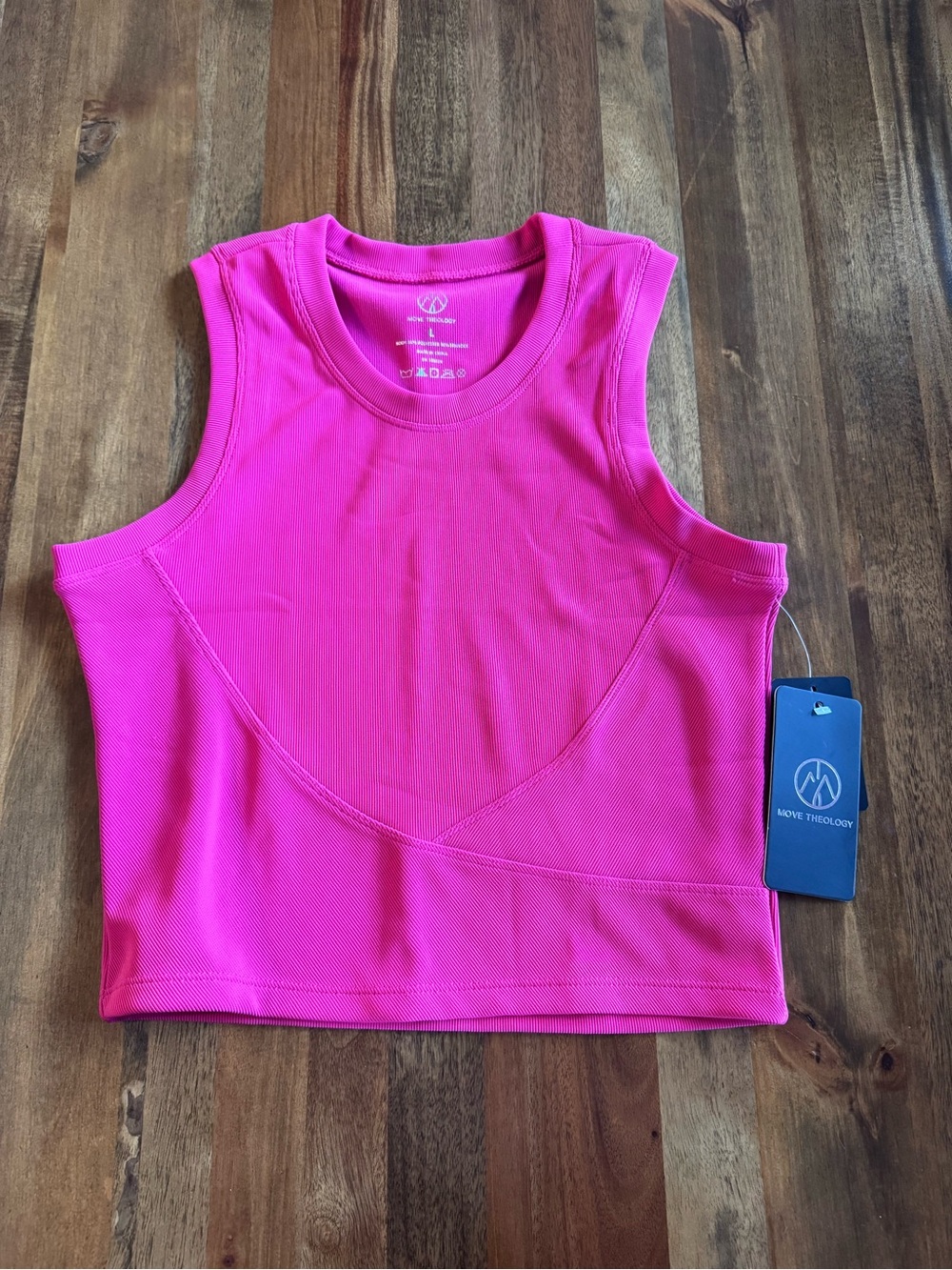 Women's Hot Pink Sleeveless Tank Top